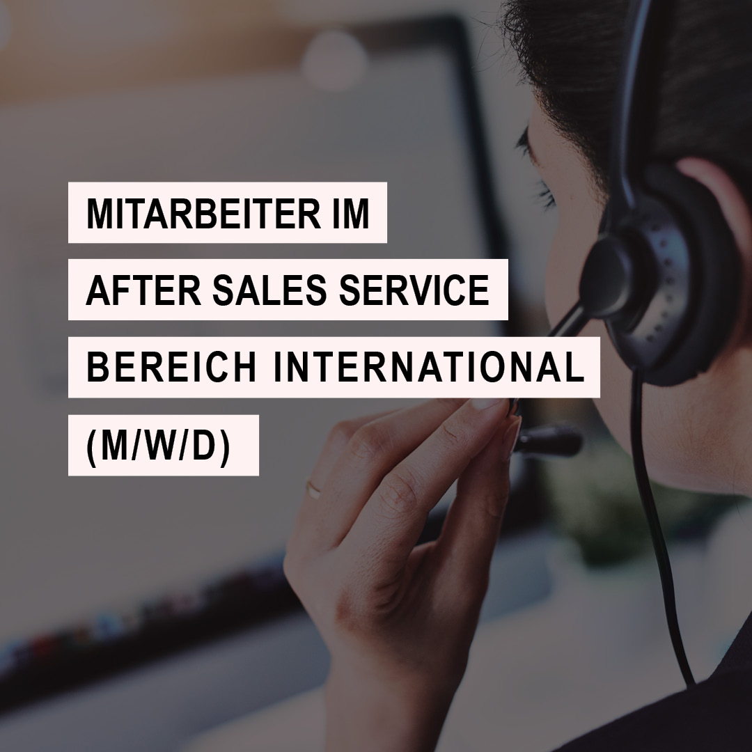 Stellenangebot AFTER SALES SERVICE International